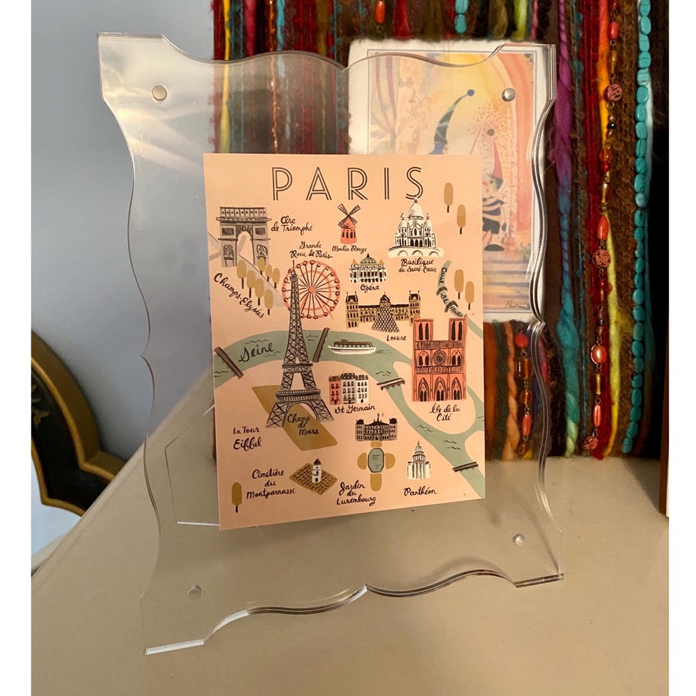 Rifle Paper Framed Acrylic Paris Print